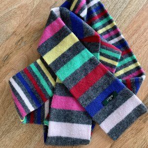 JCrew Striped Winter Scarf